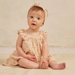 Quincy Mae Strawberry Ruffle Dress